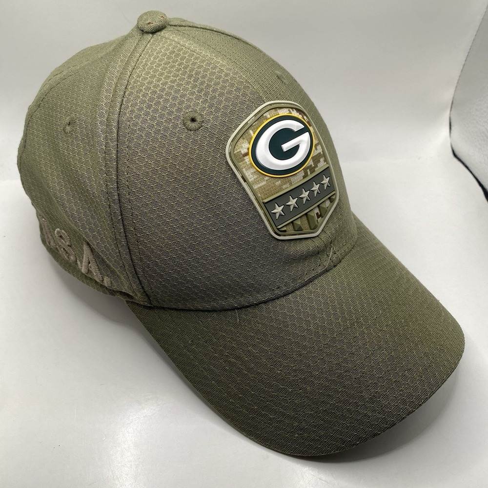Green Bay Packers NFL Salute to Service New Era 39Thirty Green Small / Medium